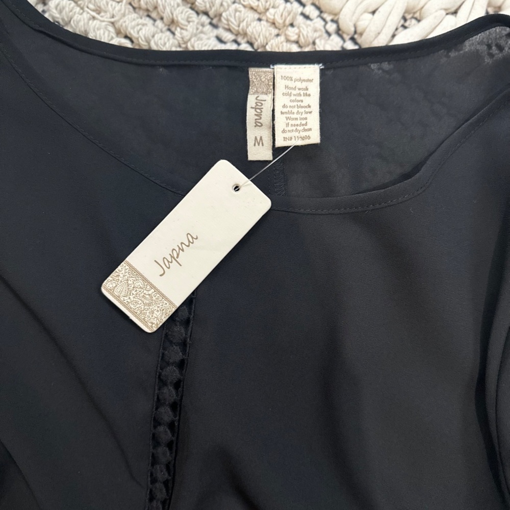 Japna - Black Blouse - Picture 3 of 3